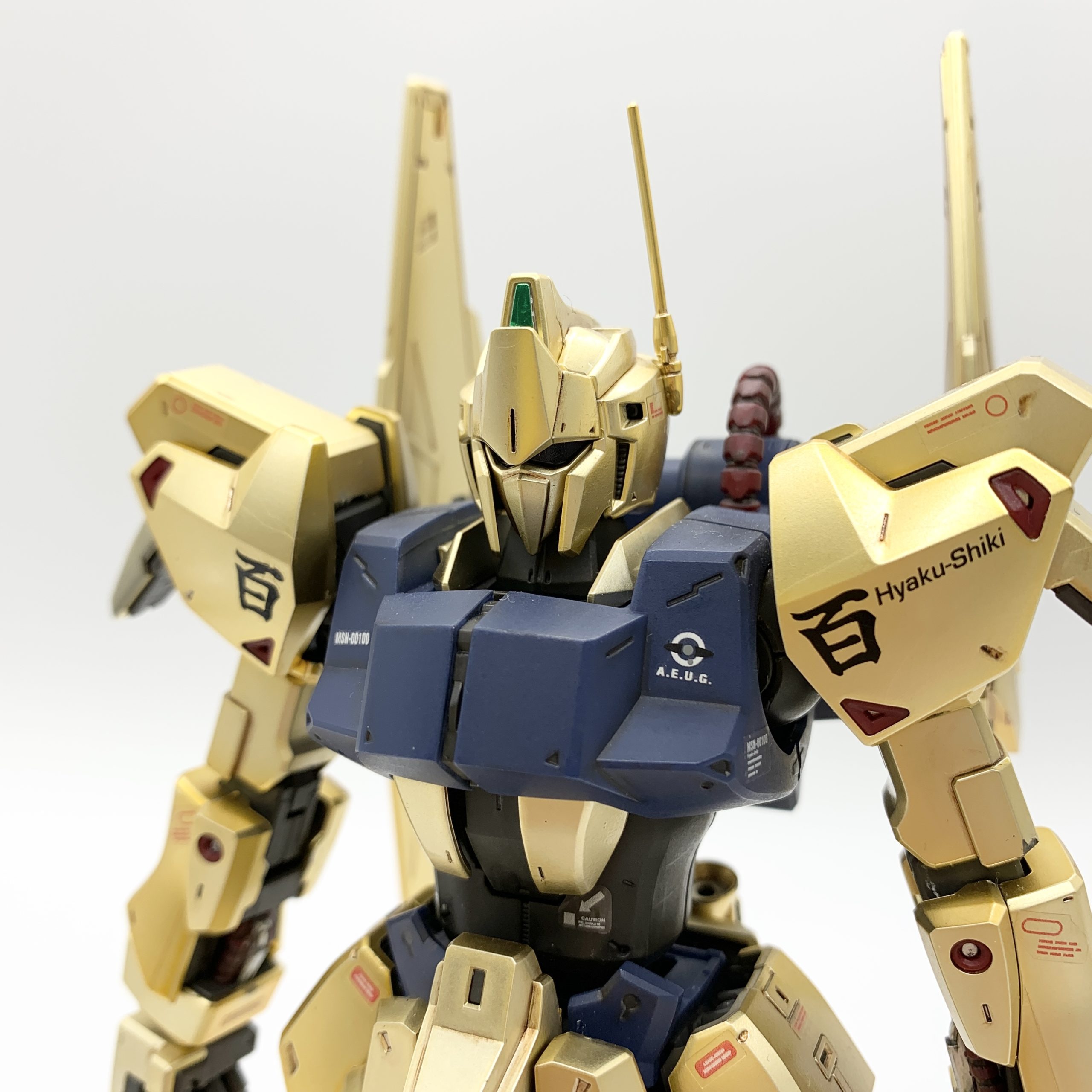 ガンプラ完成品】MG百式ver2.0改修塗装完成品 - プラモデル